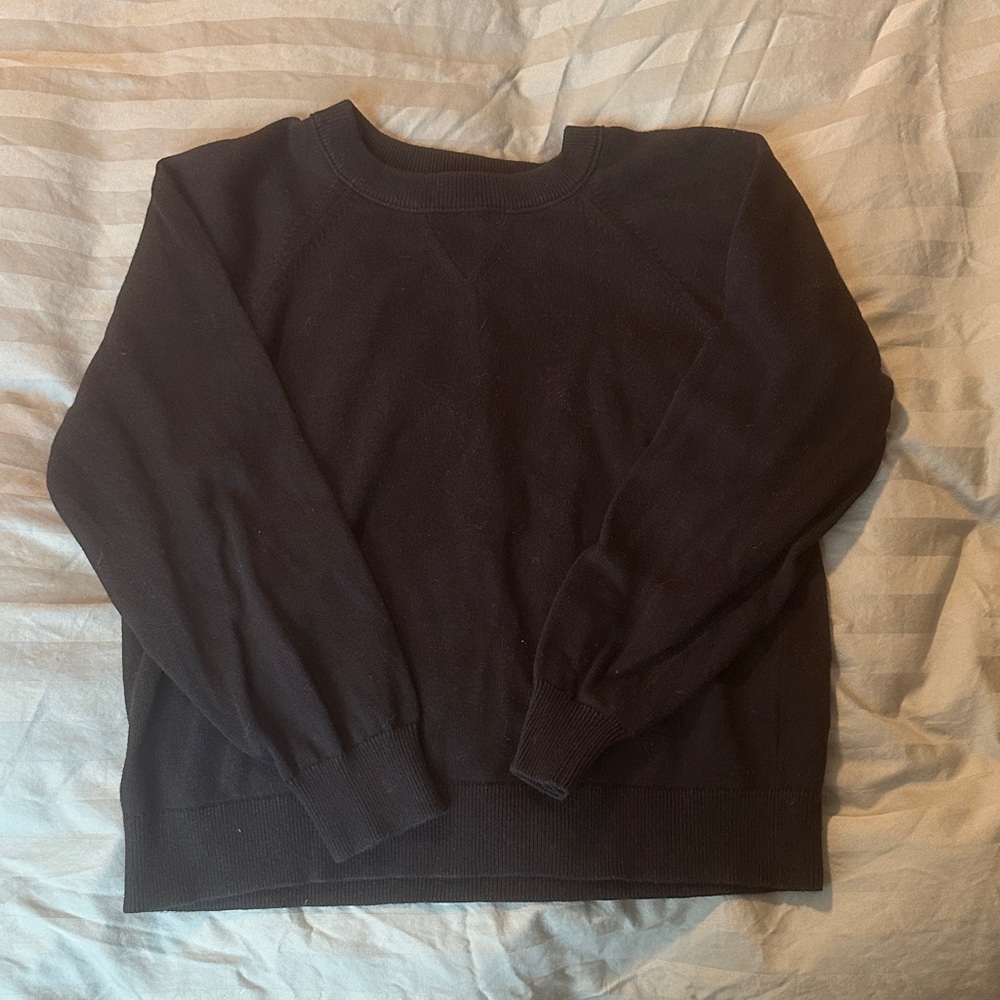 Women’s J. Crew Cotton Black Sweater